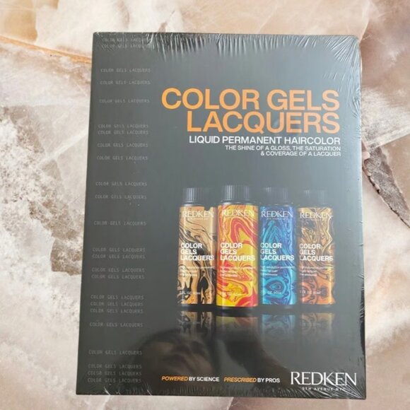 Redken Color Gels Lacquers Permanent Haircolor Swatch Book Swatchbook